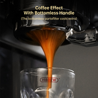 HiBREW ekspres do kawy Cafetera 19 Bar Inox półautomatyczne Super cienki ESE POD i proszek Espresso Cappuccino maszyna ciepłej wody H11 6